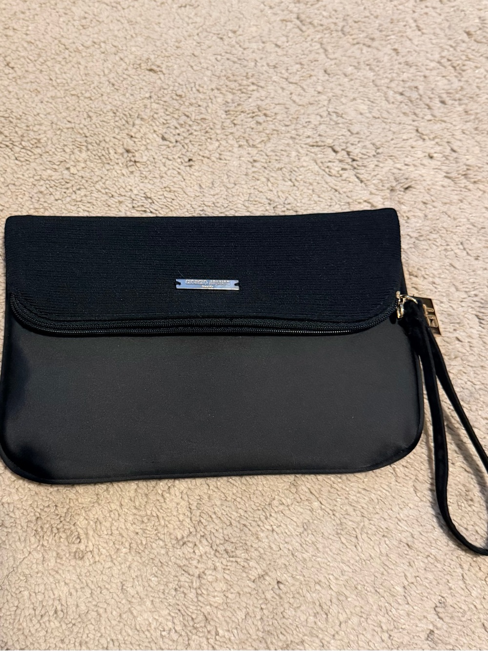 Giorgio Armani Black Women's Wristlet - Sleek Evening Bag
